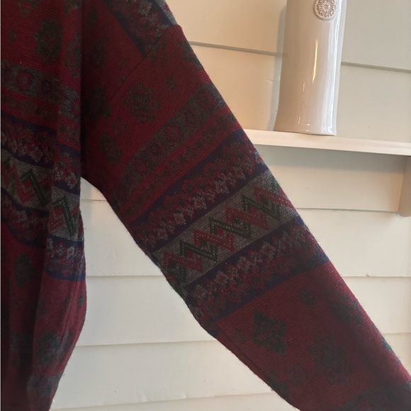 Vintage Wool Blend Button Cardigan Sweater Knitted in Italy Men’s Size Large - Picture 7 of 10